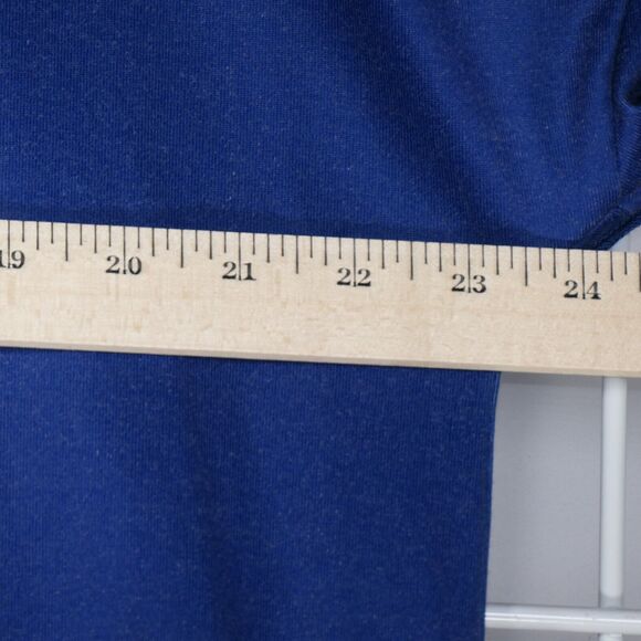 NEW Nanu Blue T Shirt Womens Size 1X Gorgeous Flower Flutter Sleeves NWT - Picture 7 of 8